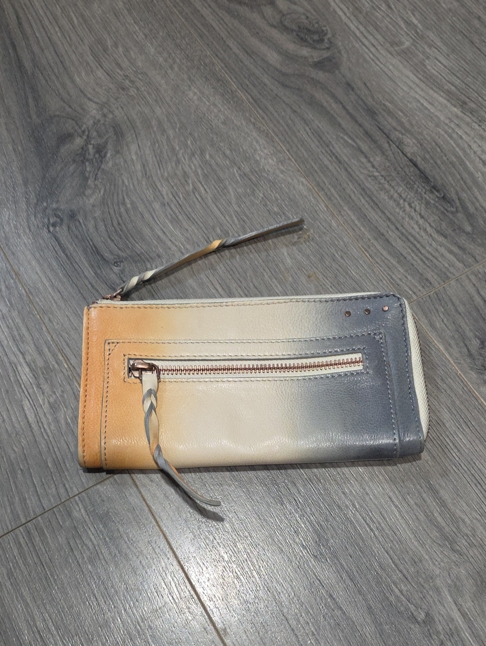 Free People OMBRE Emerson Leather Wallet - Picture 2 of 12